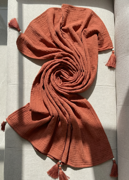 Rust Dupatta