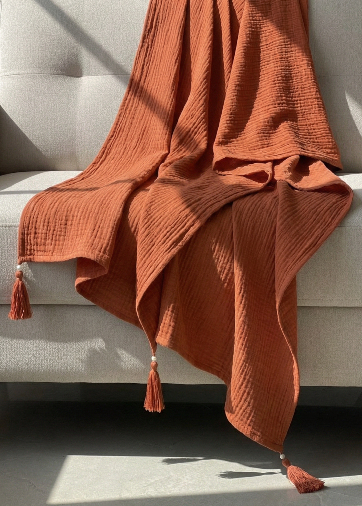 Rust Dupatta