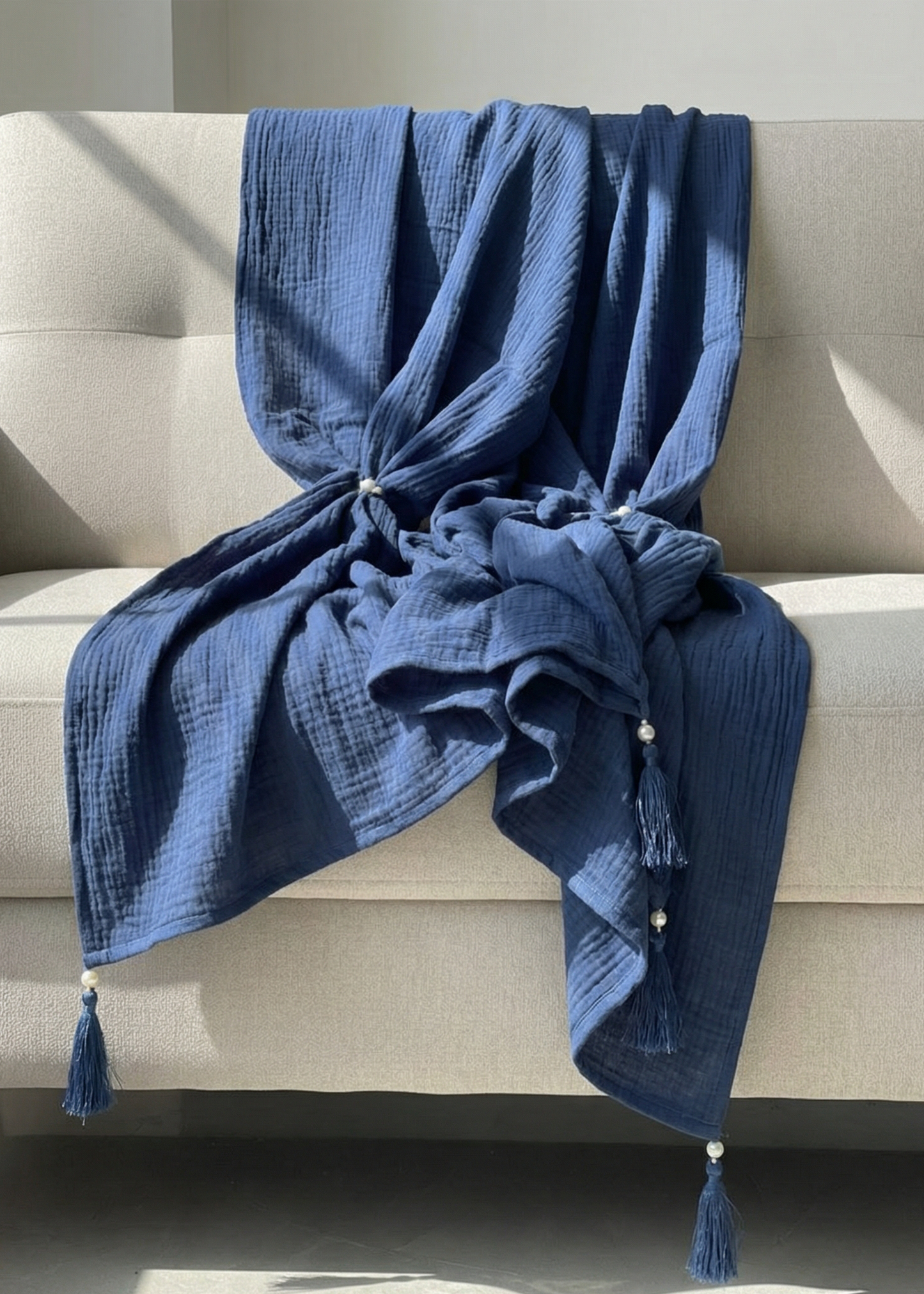 Blue Dupatta