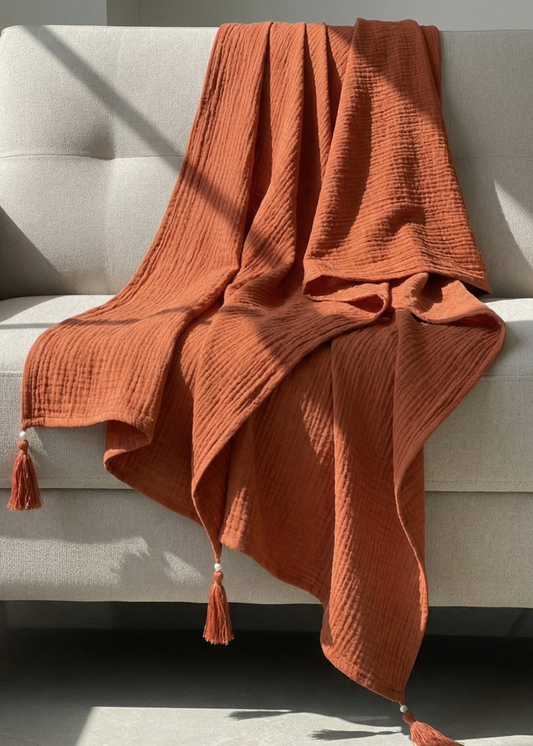 Rust Dupatta