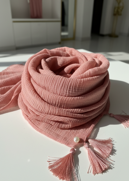 Peach Dupatta