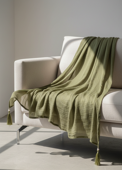 Olive Green Dupatta